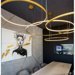 Sklep Kaja Duża obręcz pozioma - LED do wewnątrz 90 cm 67891 ECHO | Kaja Outlet