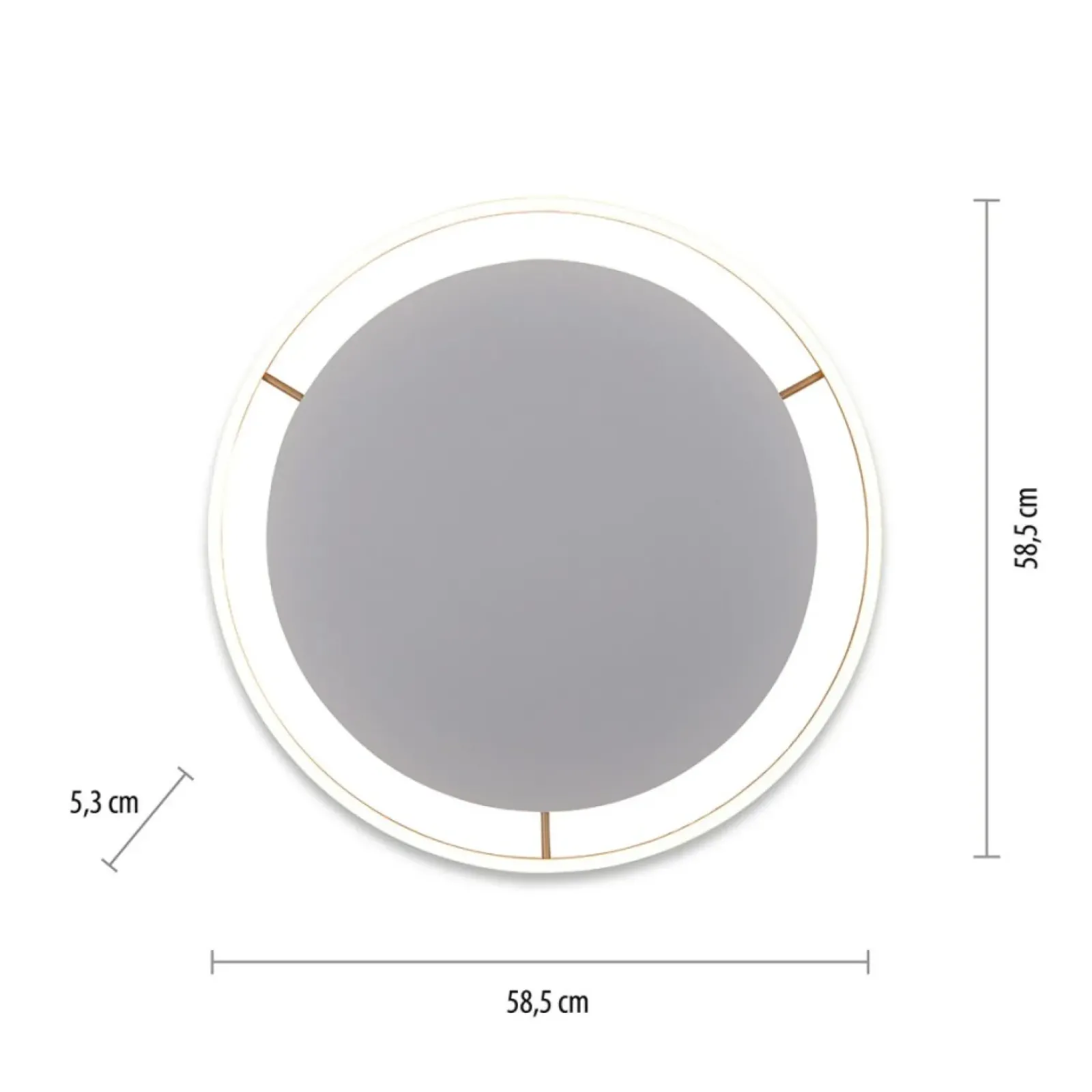 Sklep Kaja Duża, piękna lampa sufitowa LED - 15392-60 z serii RITUS mosiądz Hot