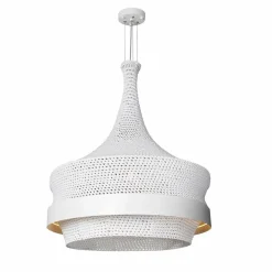 Sklep Kaja Duża, pleciona lampa wisząca w stylu boho ANT 5031 DOTA | Kaja Discount