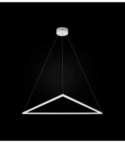 Sklep Kaja Duża, trójkątna, ledowa lampa do salonu 67032 ORIGAMI | Kaja Clearance