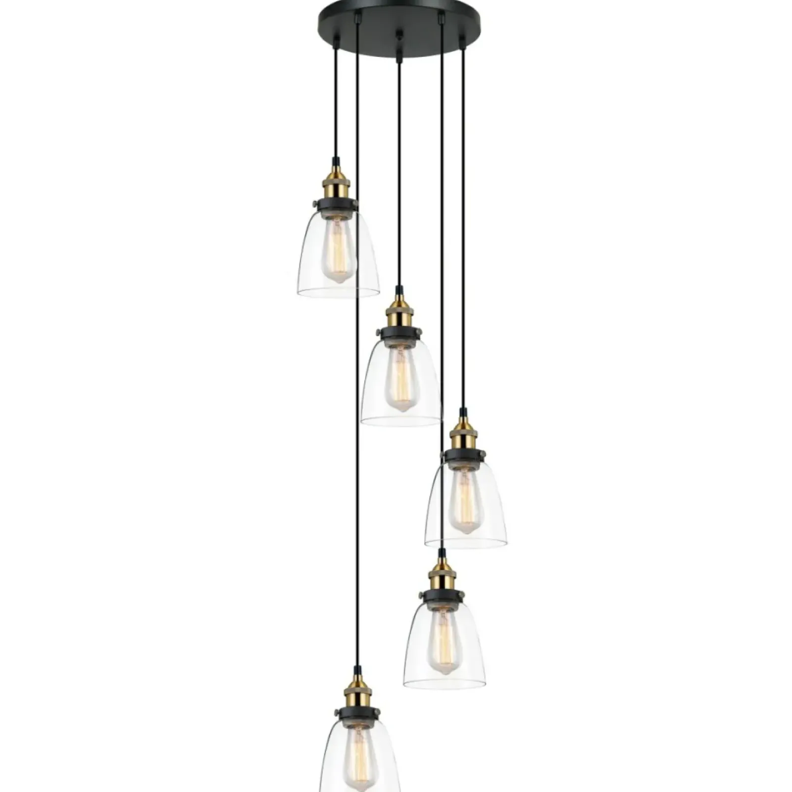 Sklep Kaja Długa lampa na antresolę MDM-2563/5 GD+CL FRANCIS | Kaja Oświetlenie Best Sale