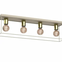Sklep Kaja Długa lampa sufitowa ze złotymi oprawkami LX 4339 HOMEN | Kaja Best Sale