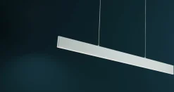 Sklep Kaja Długa lampa wisząca biała listwa LED P010PL-L30W STEP | Kaja biały Discount