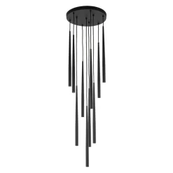 Sklep Kaja Długa lampa wisząca do wysokiego wnętrza TK 10114 PIANO BLACK | Kaja Fashion