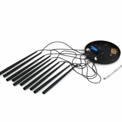 Sklep Kaja Długa lampa wisząca do wysokiego wnętrza TK 10114 PIANO BLACK | Kaja Fashion