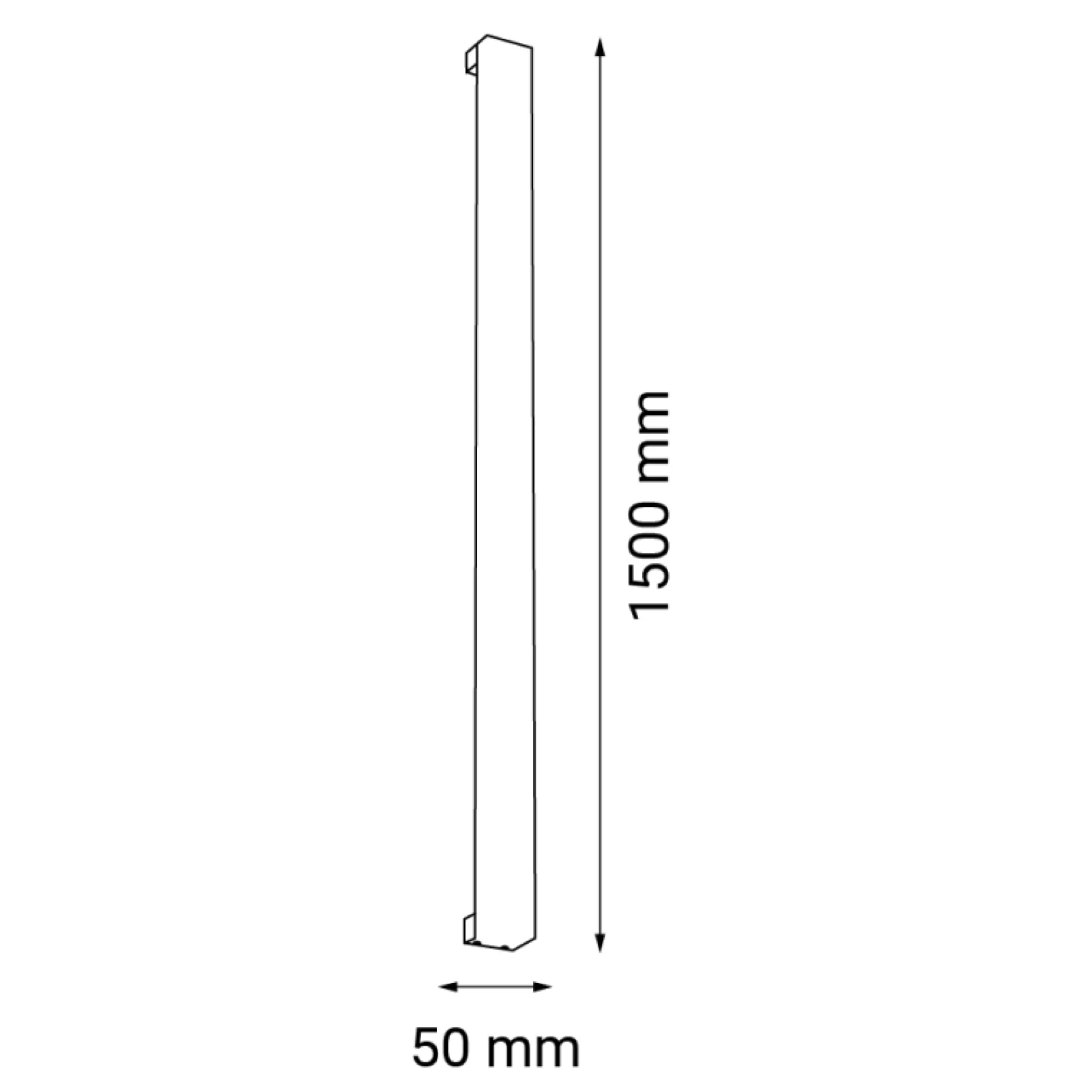 Sklep Kaja Długi, ledowy kinkiet do korytarza 150cm 4000K ANT 4018 HOSO | Kaja* Lampy Led