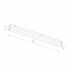 Sklep Kaja Długi reflektor do szyny magnetycznej 1F 10650 LVM LINE LED | Kaja* Szynoprzewody Podtynkowe|Szynoprzewody Natynkowe