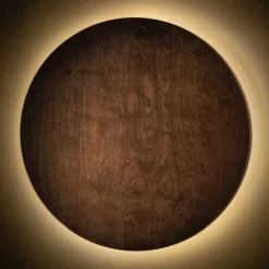 Sklep Kaja Duży kinkiet z drewna ⌀50cm 3000K 11292 RING TIMBER LED | Kaja* Lampy Led