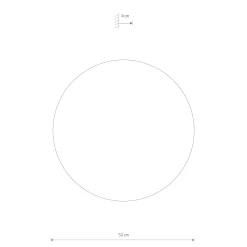 Sklep Kaja Duży kinkiet z drewna ⌀50cm 3000K 11292 RING TIMBER LED | Kaja* Lampy Led