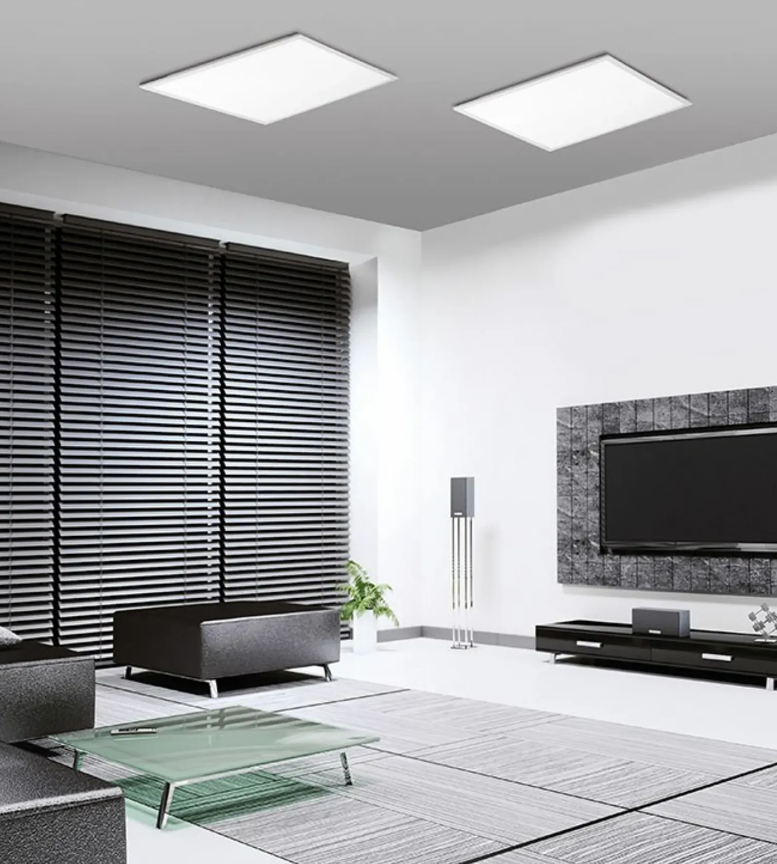 Sklep Kaja Duży kwadratowy plafon LED z pilotem 14532-16 z serii FLAT | Kaja biały Outlet
