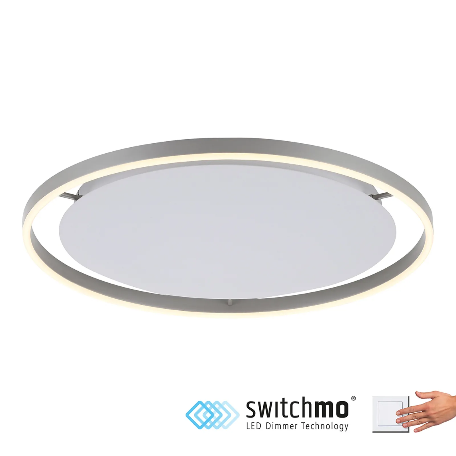 Sklep Kaja Duży plafon z 3-stopniowym ściemniaczem 15392-95 z serii RITUS | Kaja* Plafony Nowoczesne|Lampy Led