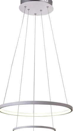 Sklep Kaja Dwupoziomowa, ledowa lampa wisząca ⌀50cm 32-64752 LUNE | Kaja biały Fashion