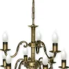 Sklep Kaja Dwupoziomowa, świecznikowa lampa wisząca O1007/W9 PRIMA | Kaja* Randole Tradycyjne