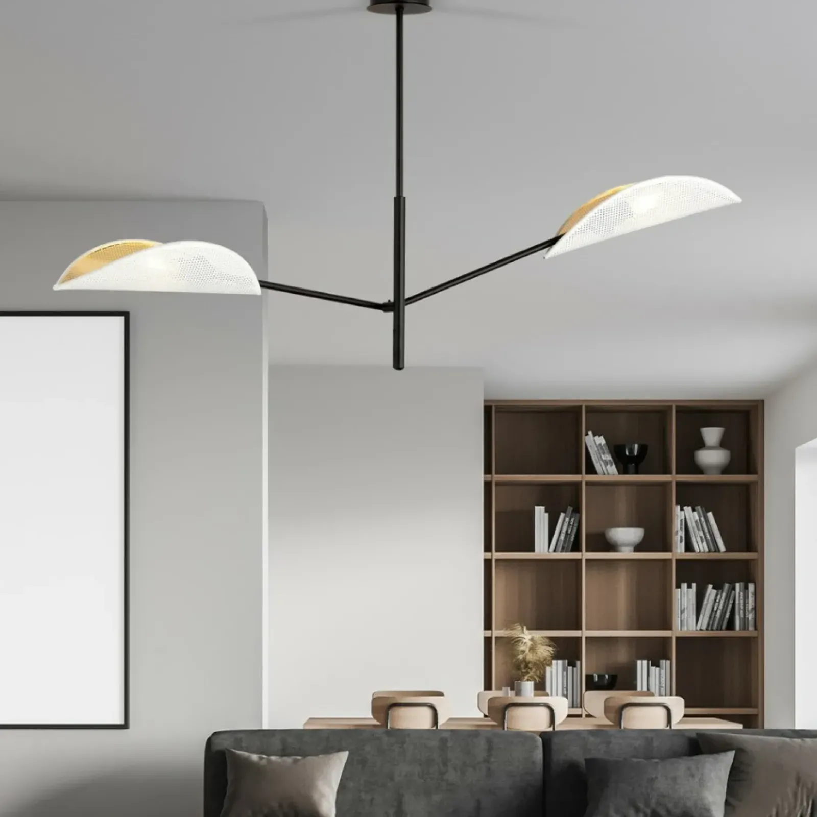 Sklep Kaja Dwupunktowa lampa sufitowa do sypialni 1159/2 VENE | Kaja Oświetlenie Clearance