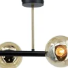 Sklep Kaja Dwupunktowa lampa sufitowa, ciepłe klosze 3010/2 BL TR OTIS | Kaja Clearance