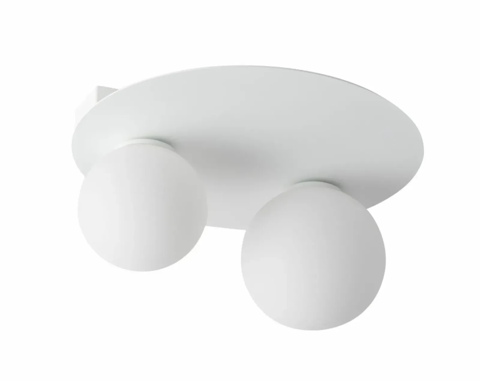 Sklep Kaja Dwupunktowa lampa sufitowa do salonu SIG 33265 z serii ARGON KOŁO biały Cheap
