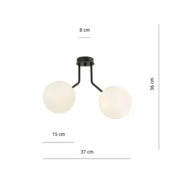 Sklep Kaja Dwupunktowa lampa sufitowa do korytarza 1138/2 NOVA | Kaja Oświetlenie New