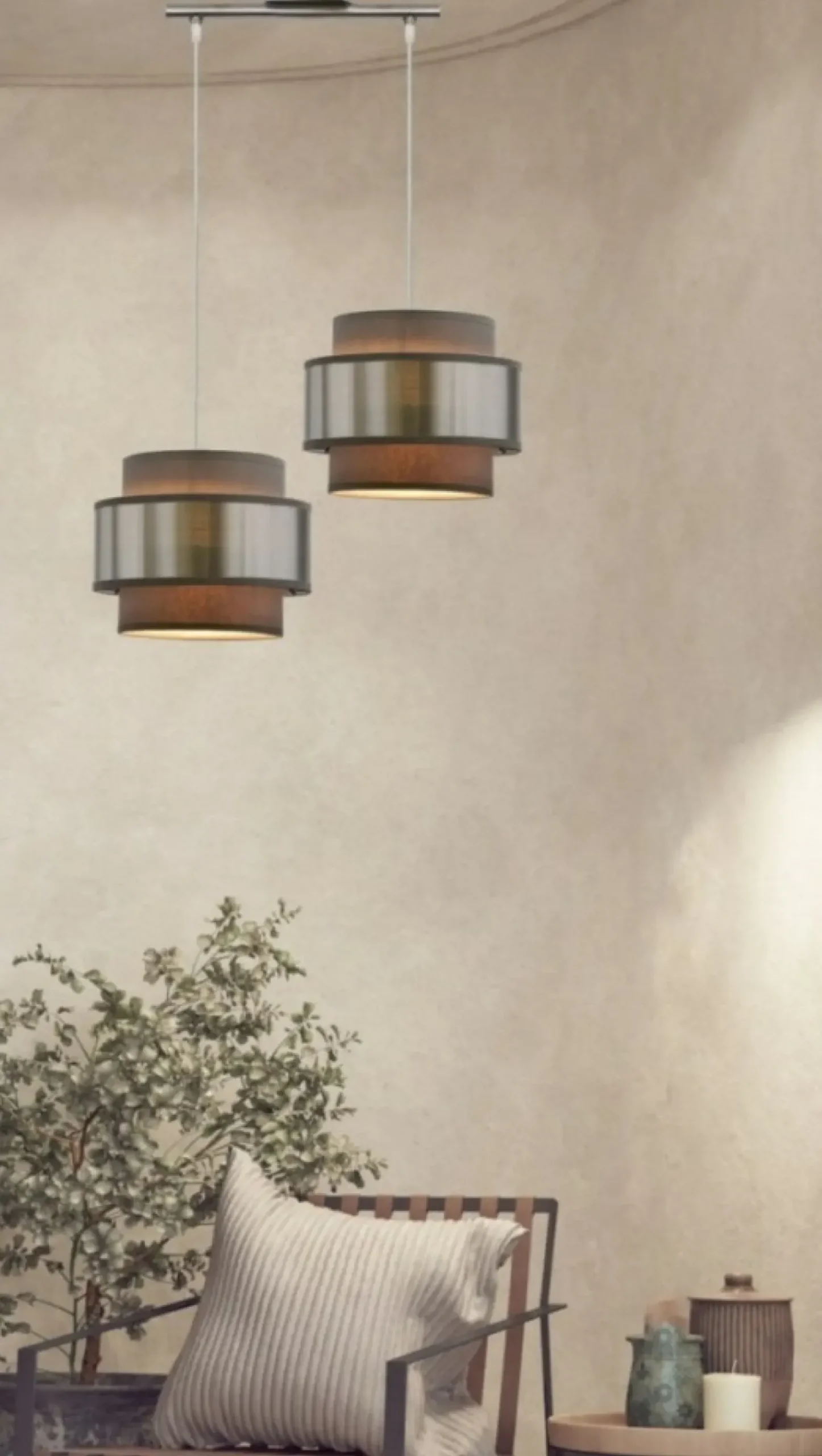 Sklep Kaja Dwupunktowa lampa wisząca do jadalni 32-18489 HARE | Kaja Oświetlenie Shop