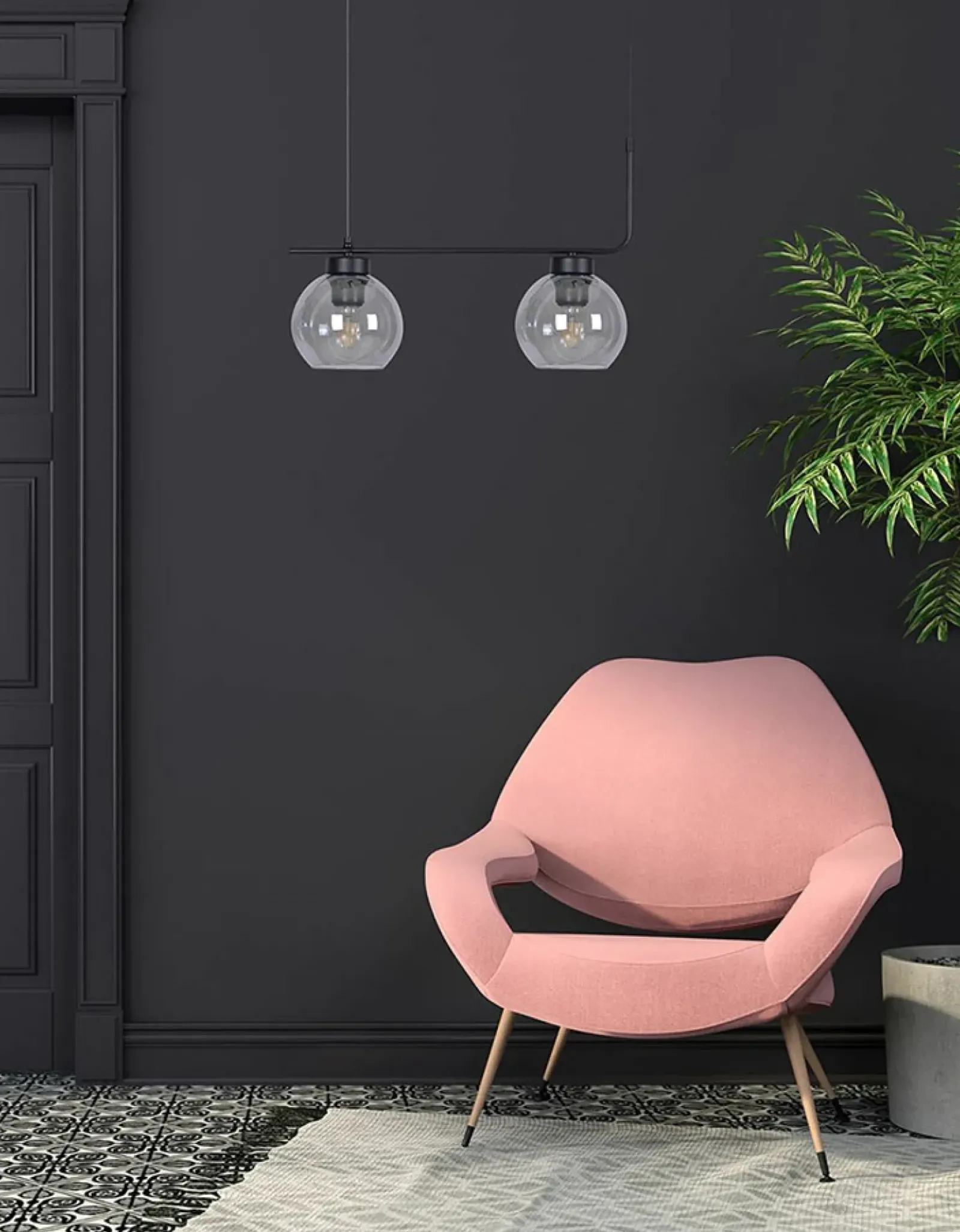 Sklep Kaja Dwupunktowa, nowoczesna lampa wisząca K-4880 TORVI | Kaja Oświetlenie Best Sale