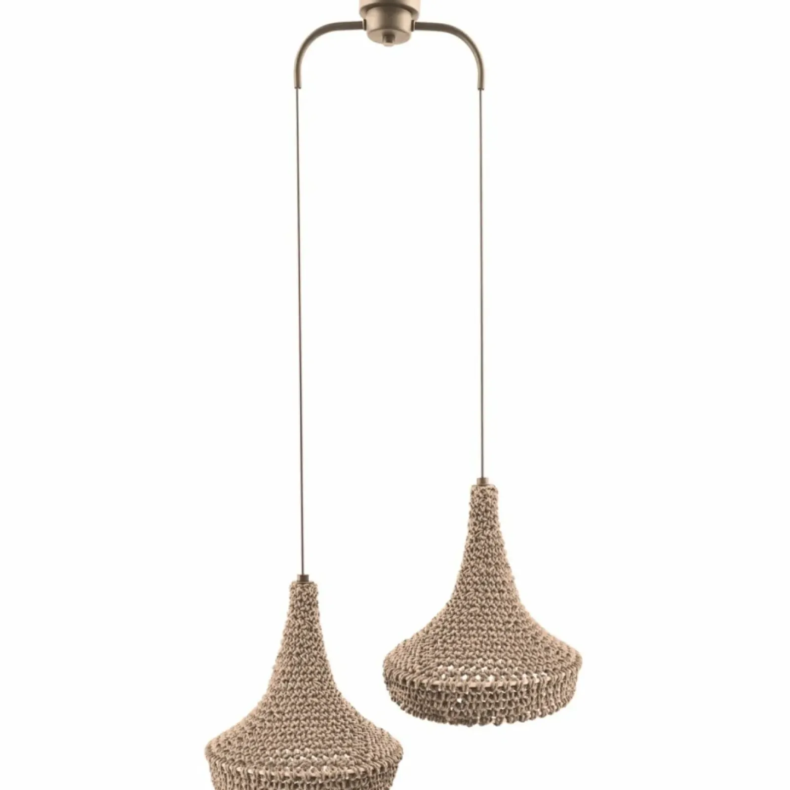 Sklep Kaja Dwupunktowa, pleciona lampa w stylu eco ANT 5179 MAHAKA | Kaja Flash Sale