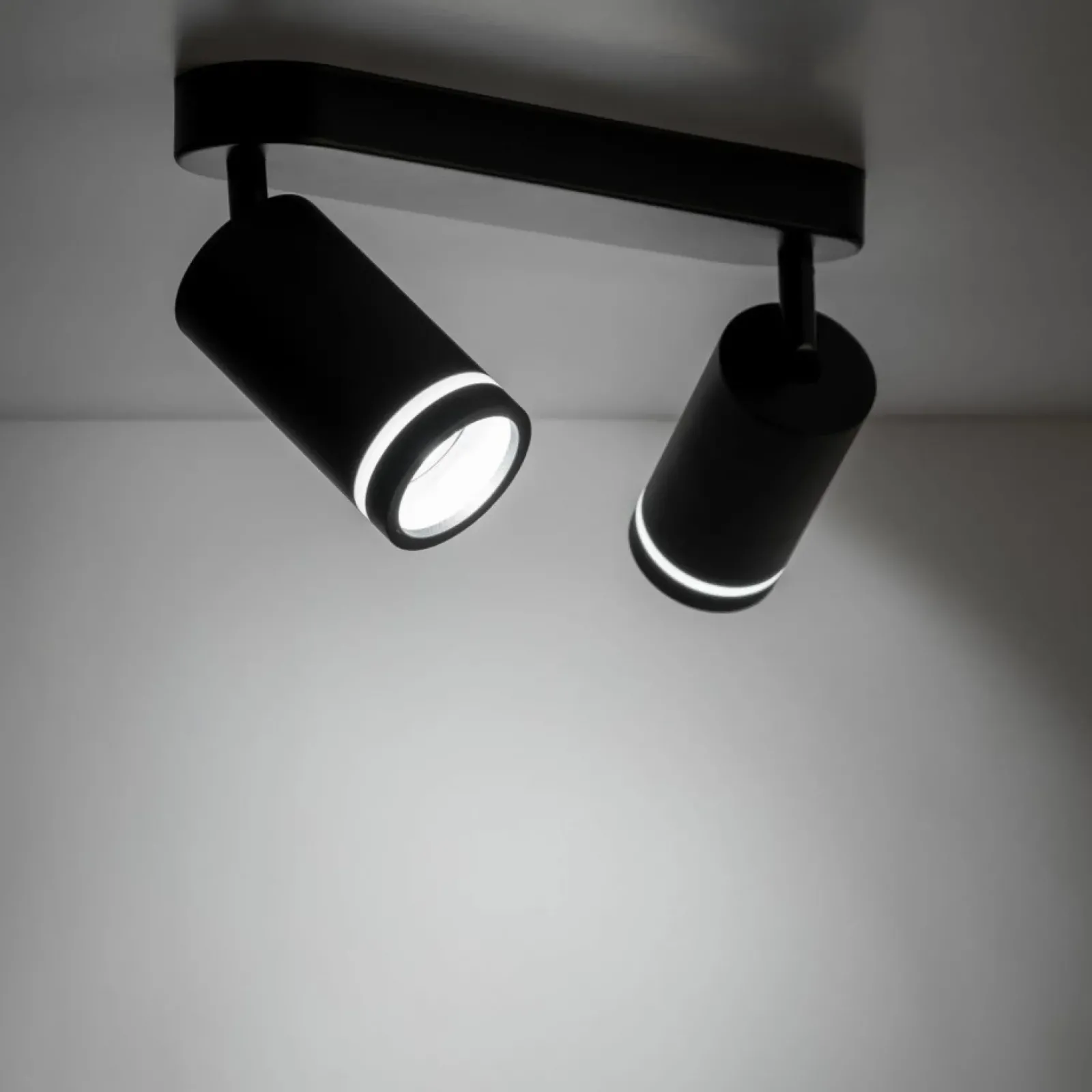 Sklep Kaja Dwupunktowa, techniczna lampa sufitowa TK 6912 JET BLACK | Kaja Store