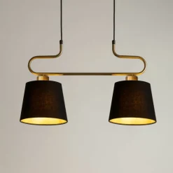 Sklep Kaja Dwupunktowy, modernistyczny żyrandol SIG 40645 VOLUTTO | Kaja Sale