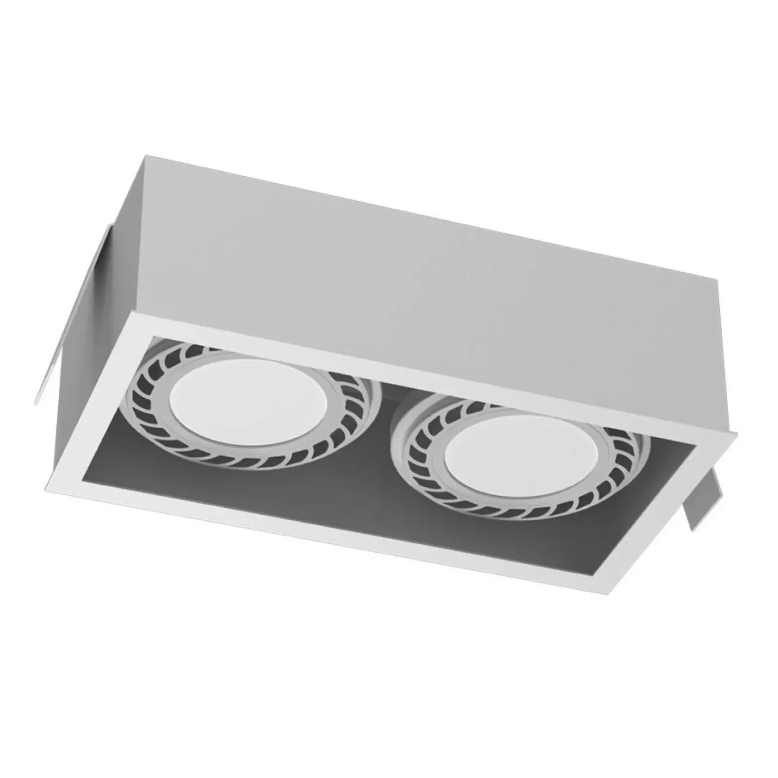 Sklep Kaja Dwupunktowy wpust do holu 13,6x25,8cm GU10/ES111 ANT 3275 z serii CAGE* Oprawy Podtynkowe