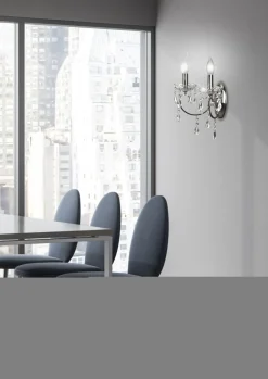 Sklep Kaja Dwuramienna, elegancka lampa ścienna 22-96138 AURORA | Kaja* Kinkiety Tradycyjne
