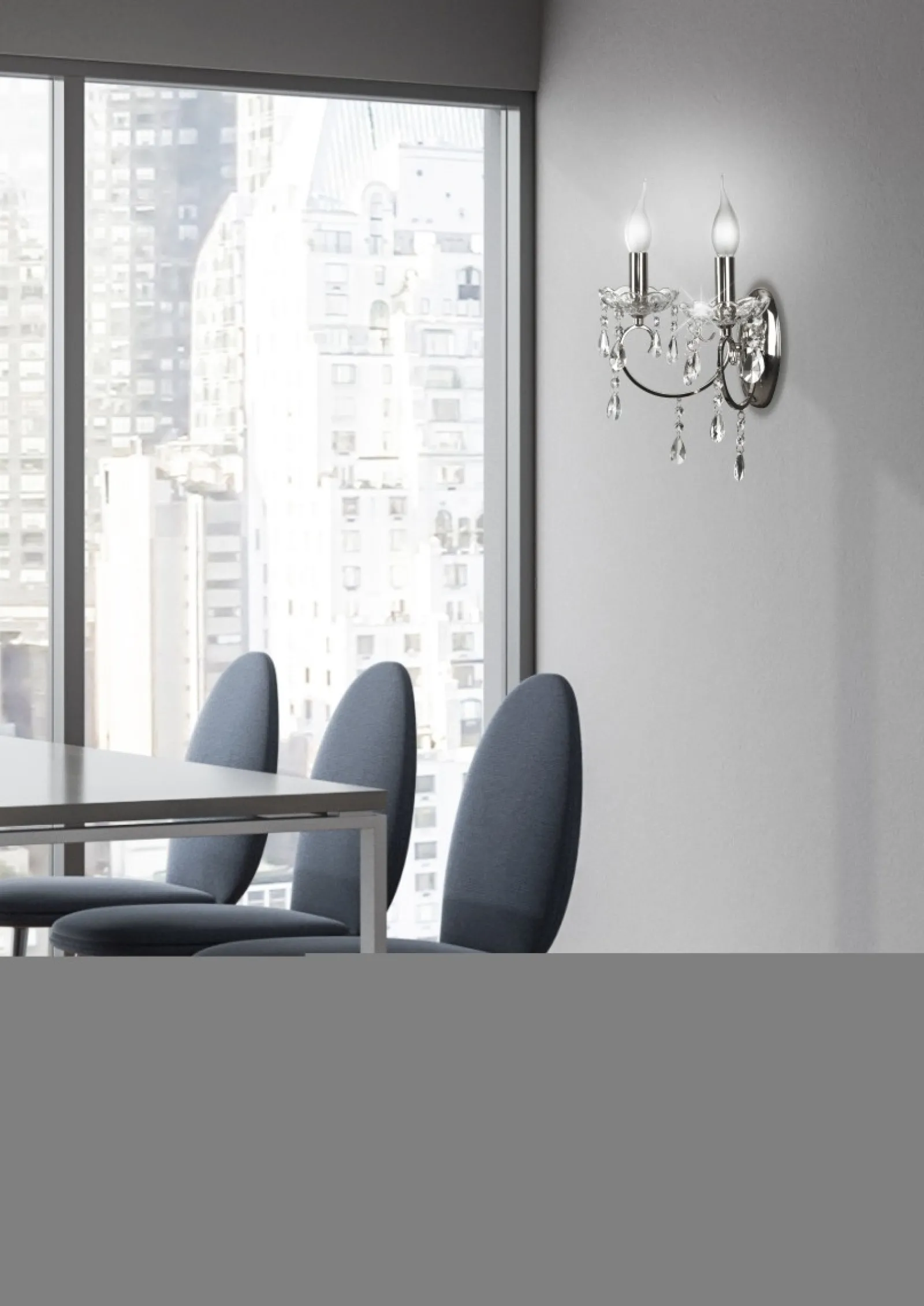 Sklep Kaja Dwuramienna, elegancka lampa ścienna 22-96138 AURORA | Kaja* Kinkiety Tradycyjne