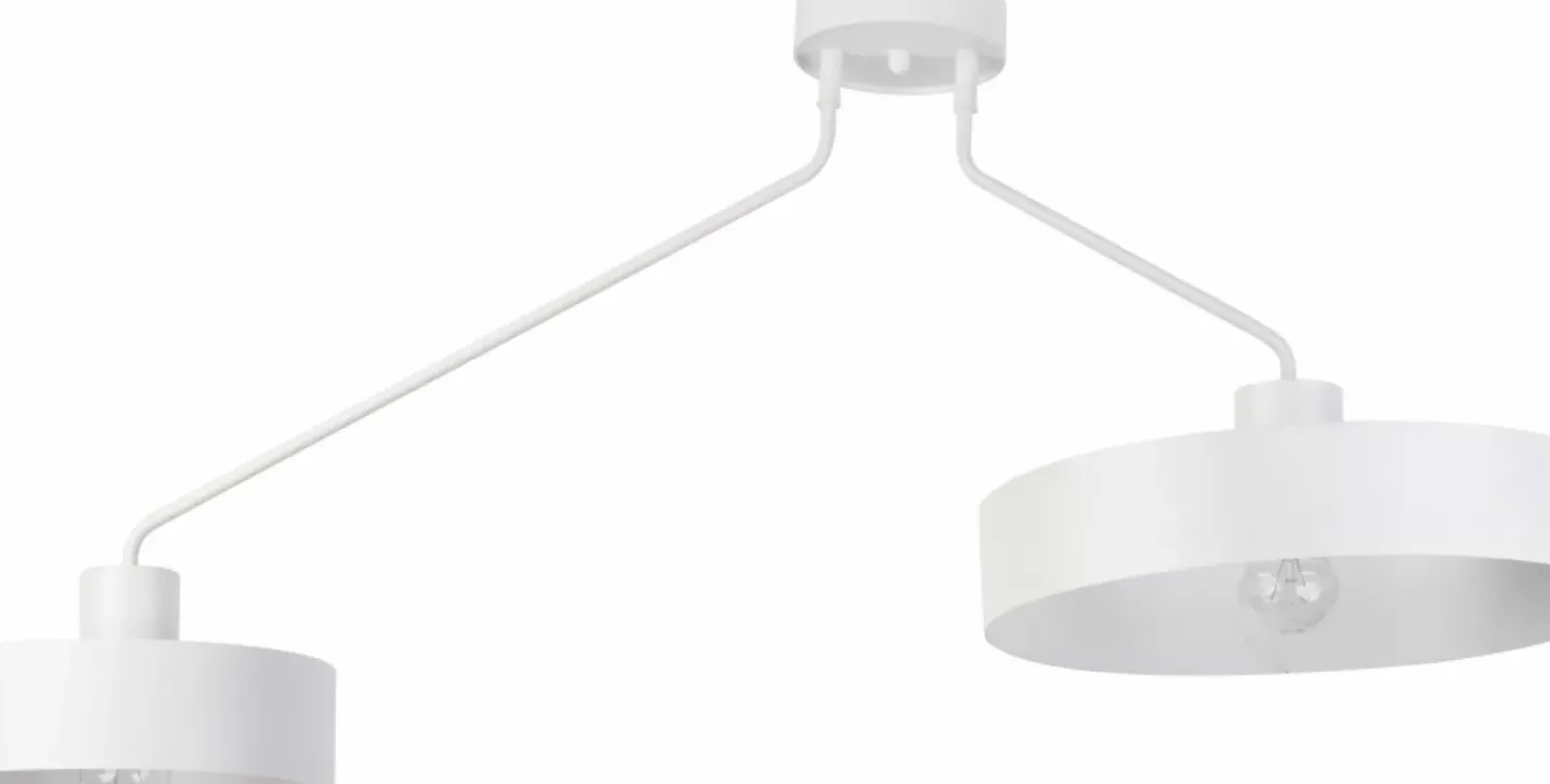 Sklep Kaja Dwuramienna lampa sufitowa z różnymi kloszami SIG 31532 z serii JUMBO biały Cheap