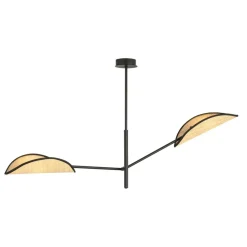 Sklep Kaja Dwuramienna, rustykalna lampa sufitowa 1160/2 VENE | Kaja Oświetlenie New