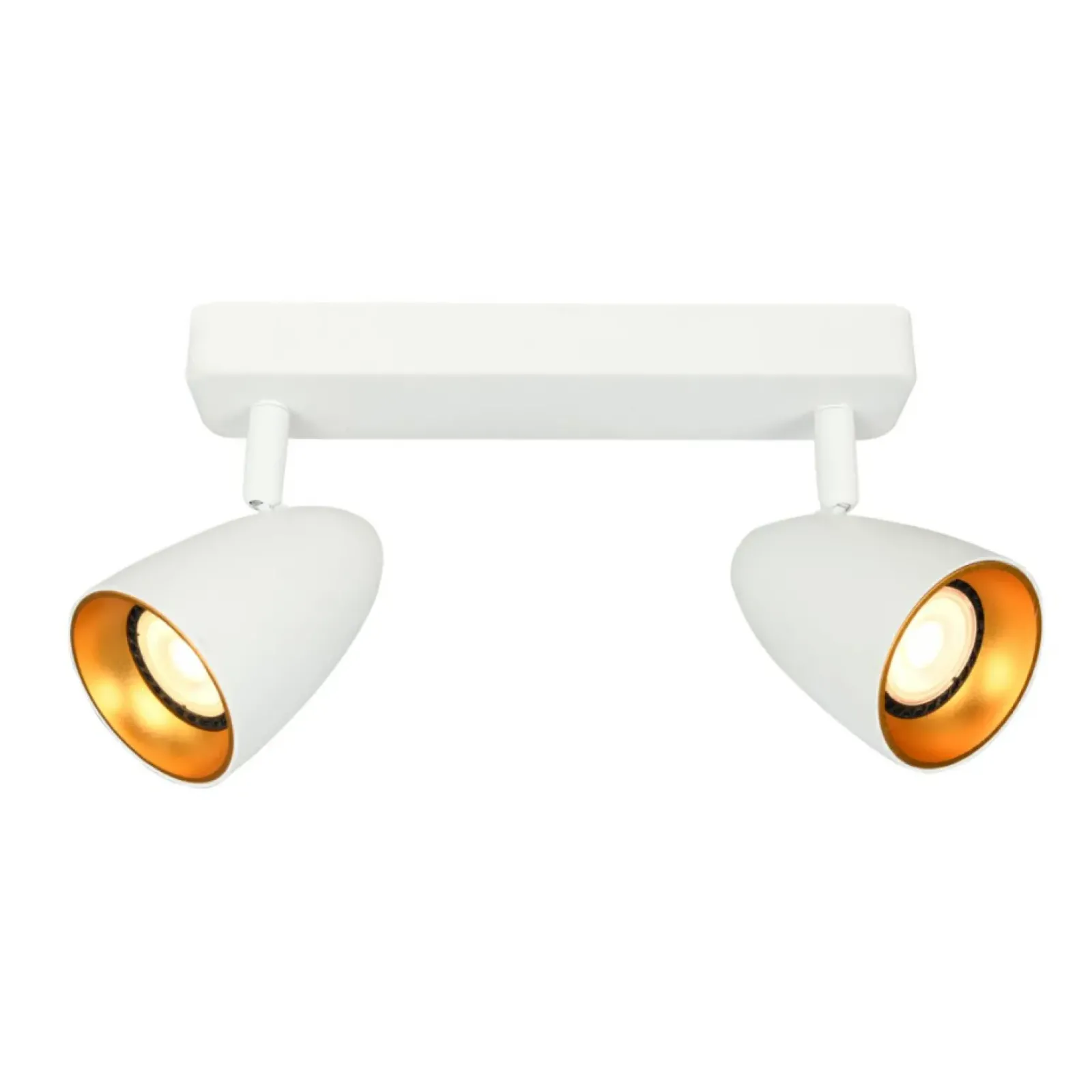 Sklep Kaja Dwuramienny, biało-złoty reflektor SPL-36748-2-WH-GD TINO | Kaja Online