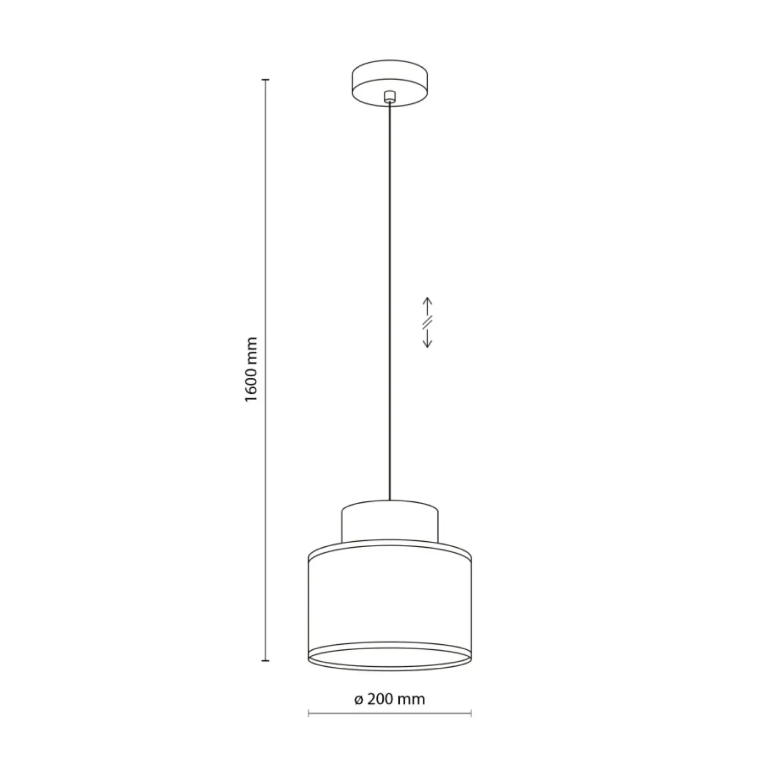 Sklep Kaja Dziecięca lampa wisząca w stylu boho TK 3257 DUO JUTA | Kaja Online