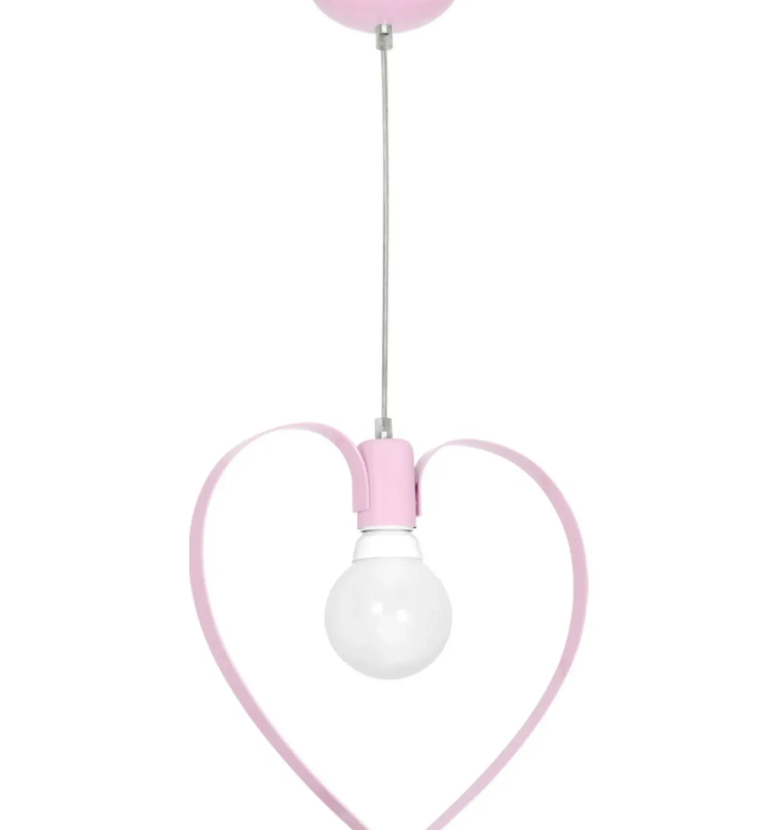 Sklep Kaja Dziewczęca, różowa lampa wisząca serce MLP9953 AMORE | Kaja Shop
