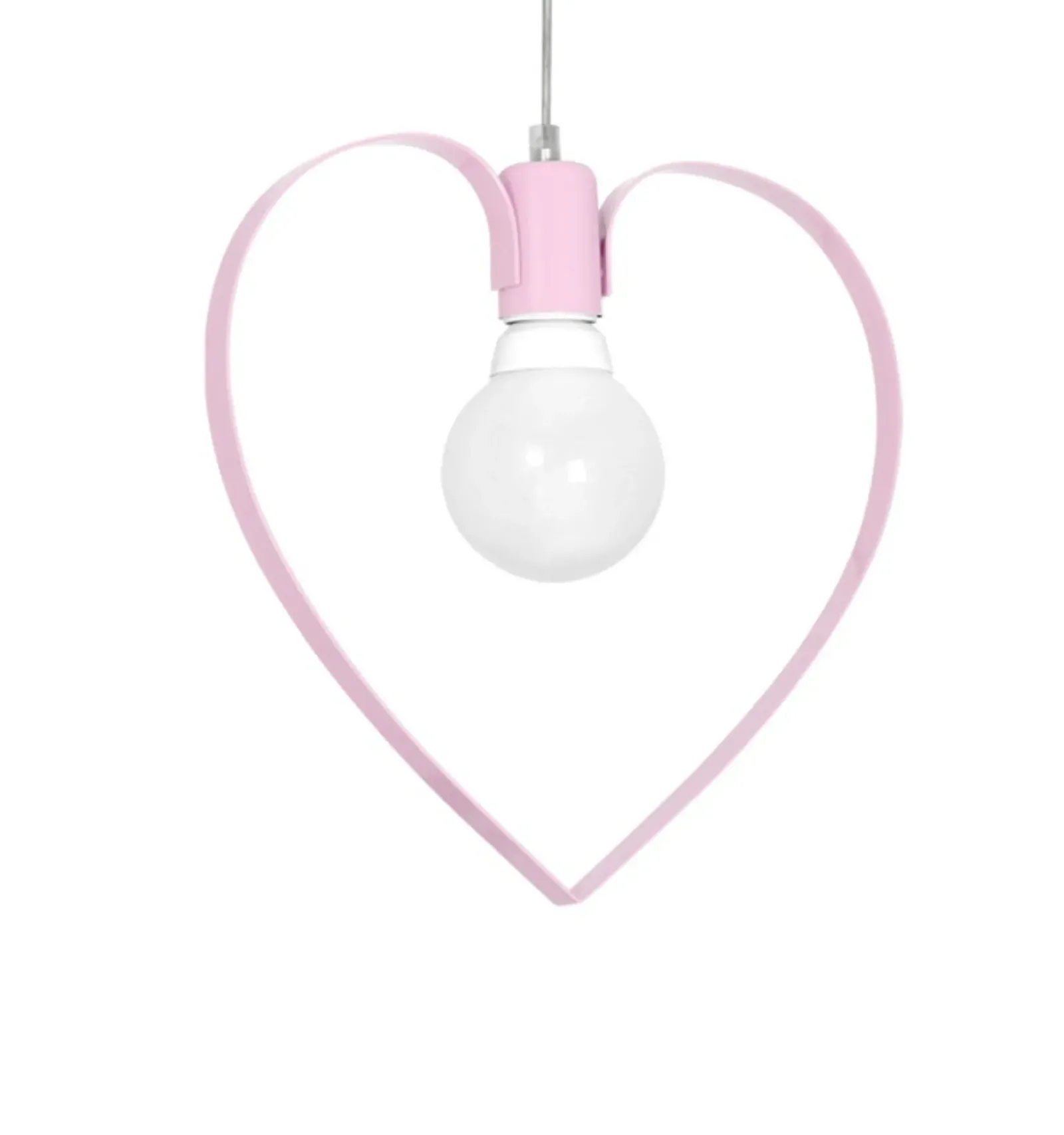 Sklep Kaja Dziewczęca, różowa lampa wisząca serce MLP9953 AMORE | Kaja Shop
