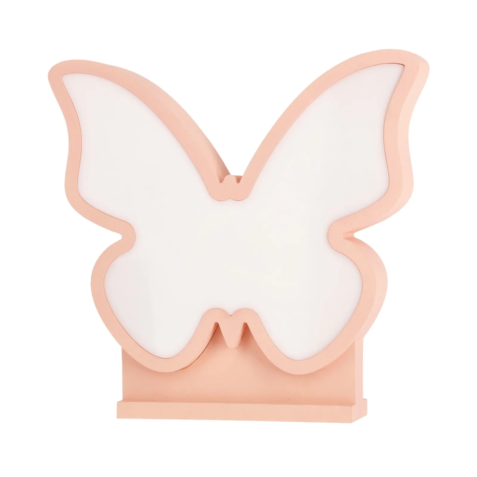 Sklep Kaja Dziewczęca, różowa lampka na szafkę nocną 41-11701 BUTTERFLY | Kaja* Lampy Led