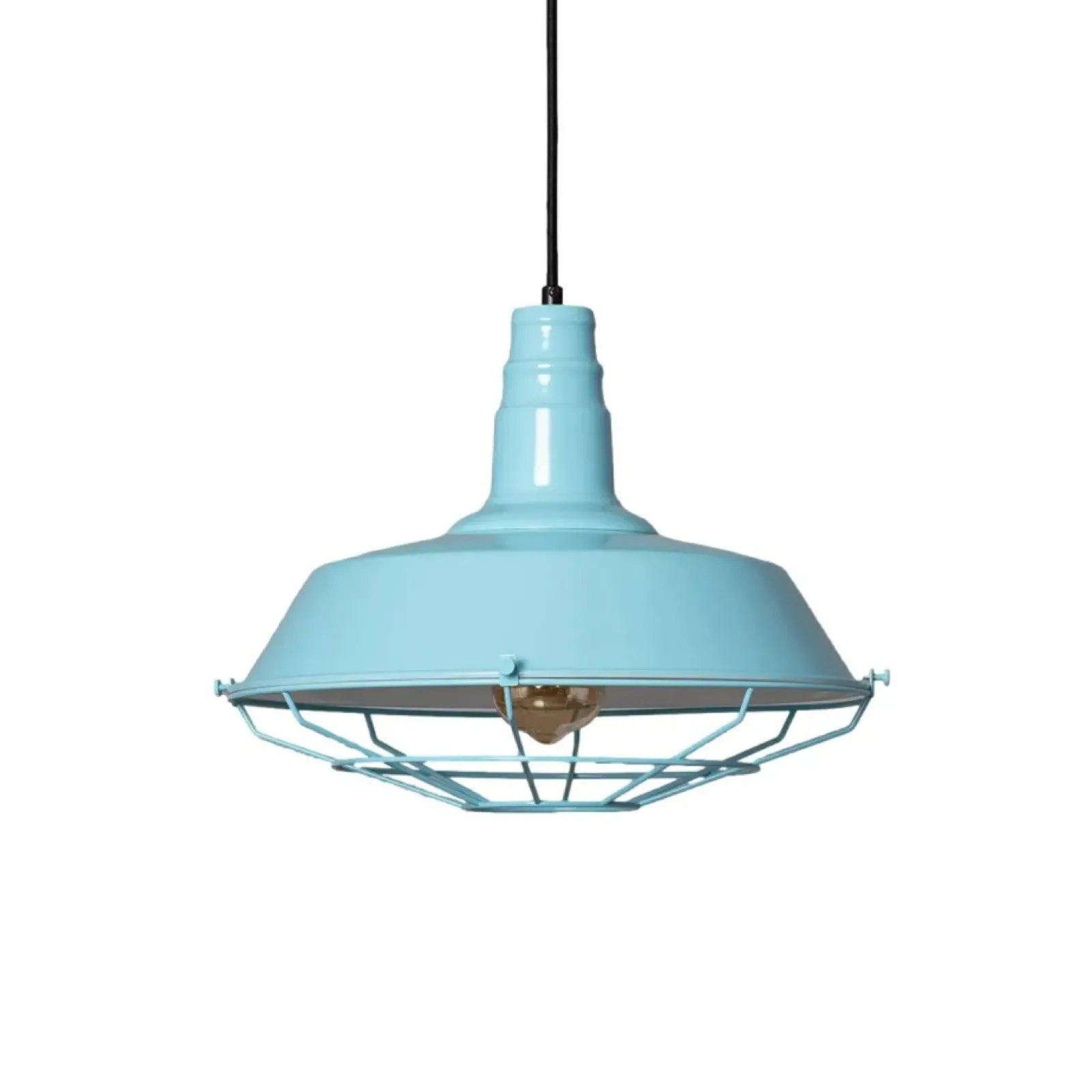 Sklep Kaja Efektowna, błękitna lampa dekoracyjna ABR-RRP-B-E27 RETRO | Kaja błękitny Cheap