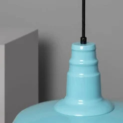 Sklep Kaja Efektowna, błękitna lampa dekoracyjna ABR-RRP-B-E27 RETRO | Kaja błękitny Cheap