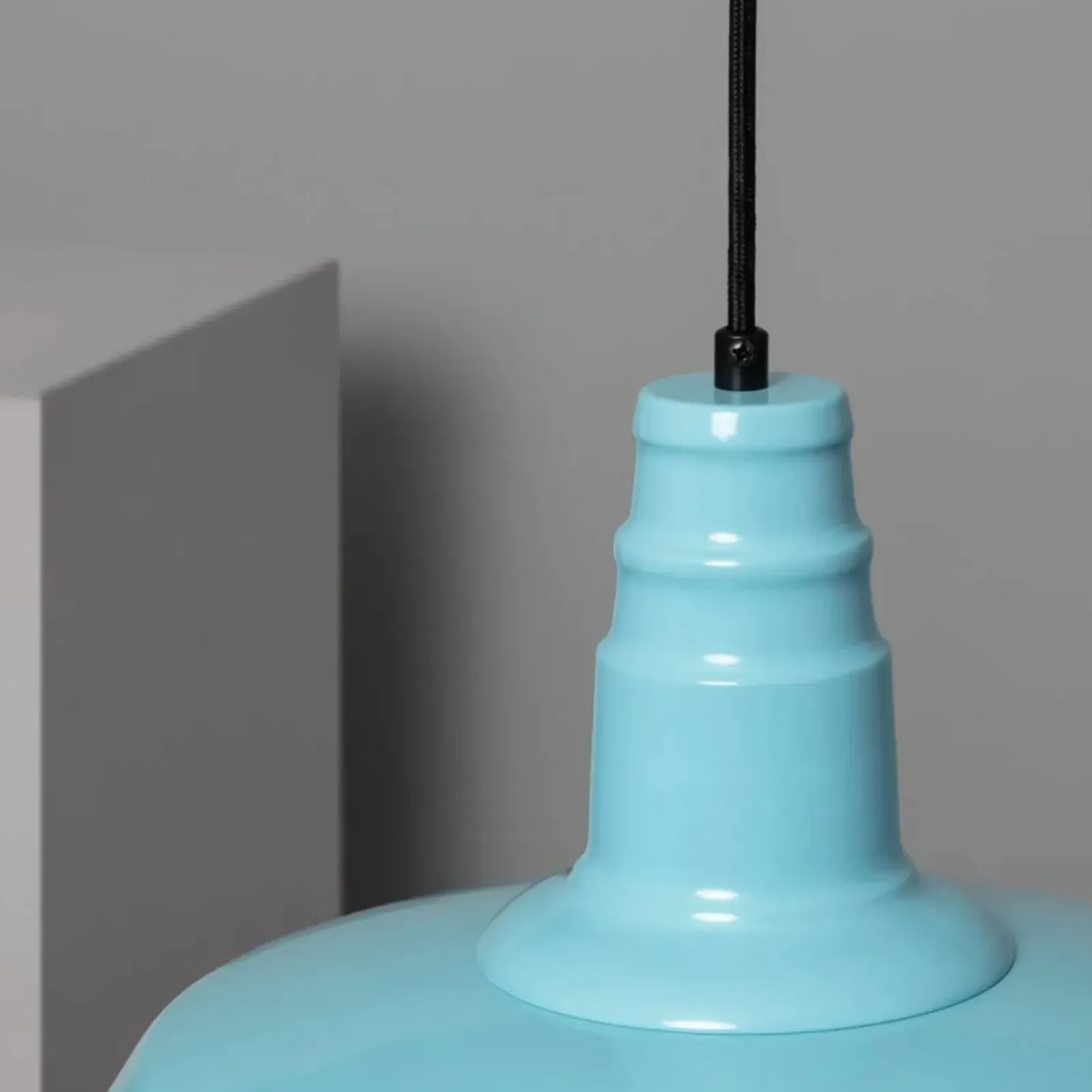Sklep Kaja Efektowna, błękitna lampa dekoracyjna ABR-RRP-B-E27 RETRO | Kaja błękitny Cheap