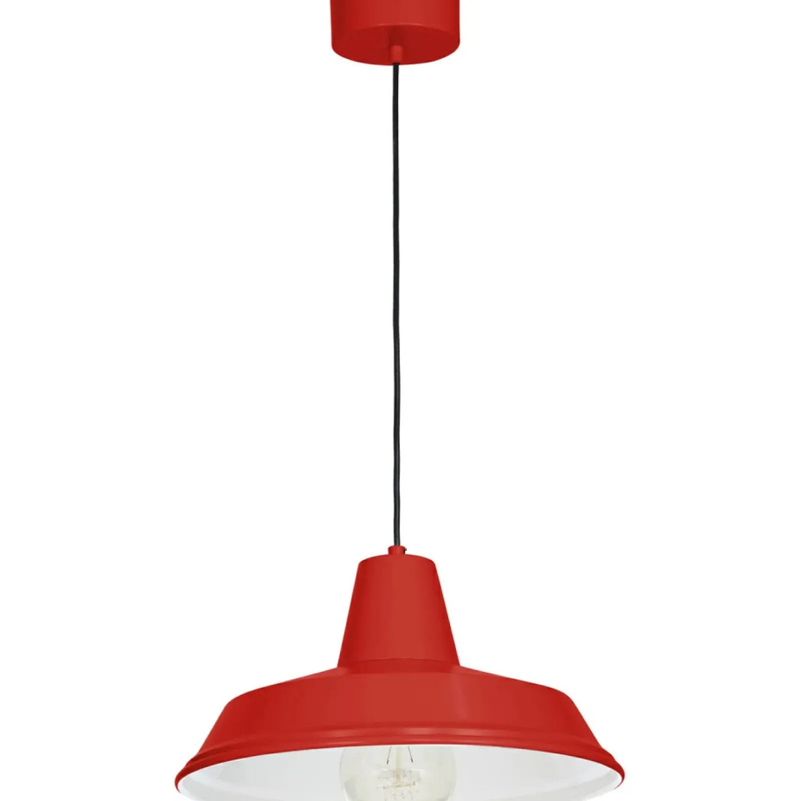 Sklep Kaja Efektowna, czerwona lampa wisząca loft ⌀36 LX 4030 CLASS | Kaja Cheap