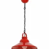 Sklep Kaja Efektowna, czerwona lampa wisząca LX 6180 IRON | Kaja Oświetlenie Discount