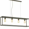 Sklep Kaja Efektowna, geometryczna lampa nad stół LX 4423 FRAME | Kaja Cheap