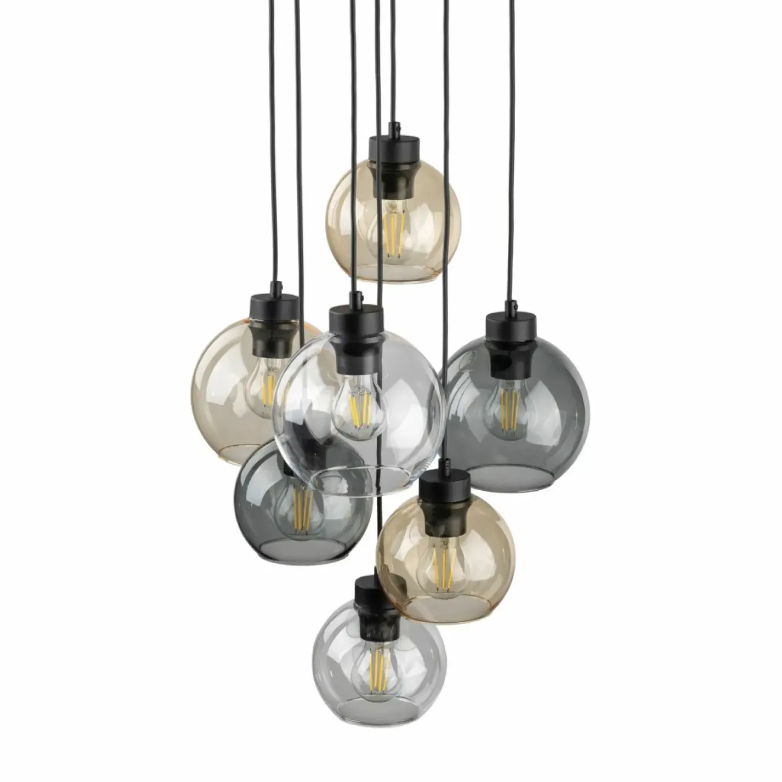 Sklep Kaja Efektowna, kolorowa lampa wisząca TK 10246 CUBUS MIX | Kaja Outlet