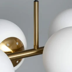 Sklep Kaja Efektowna lampa do oświetlenia stołu ABR-LWZC-6XE27 CONTE | Kaja złoty Outlet