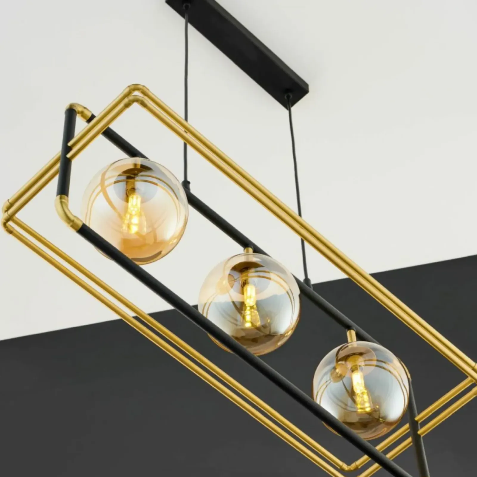 Sklep Kaja Efektowna lampa nad wyspę JUP 2027 FR 3 CZ/MS BU z serii FIO New