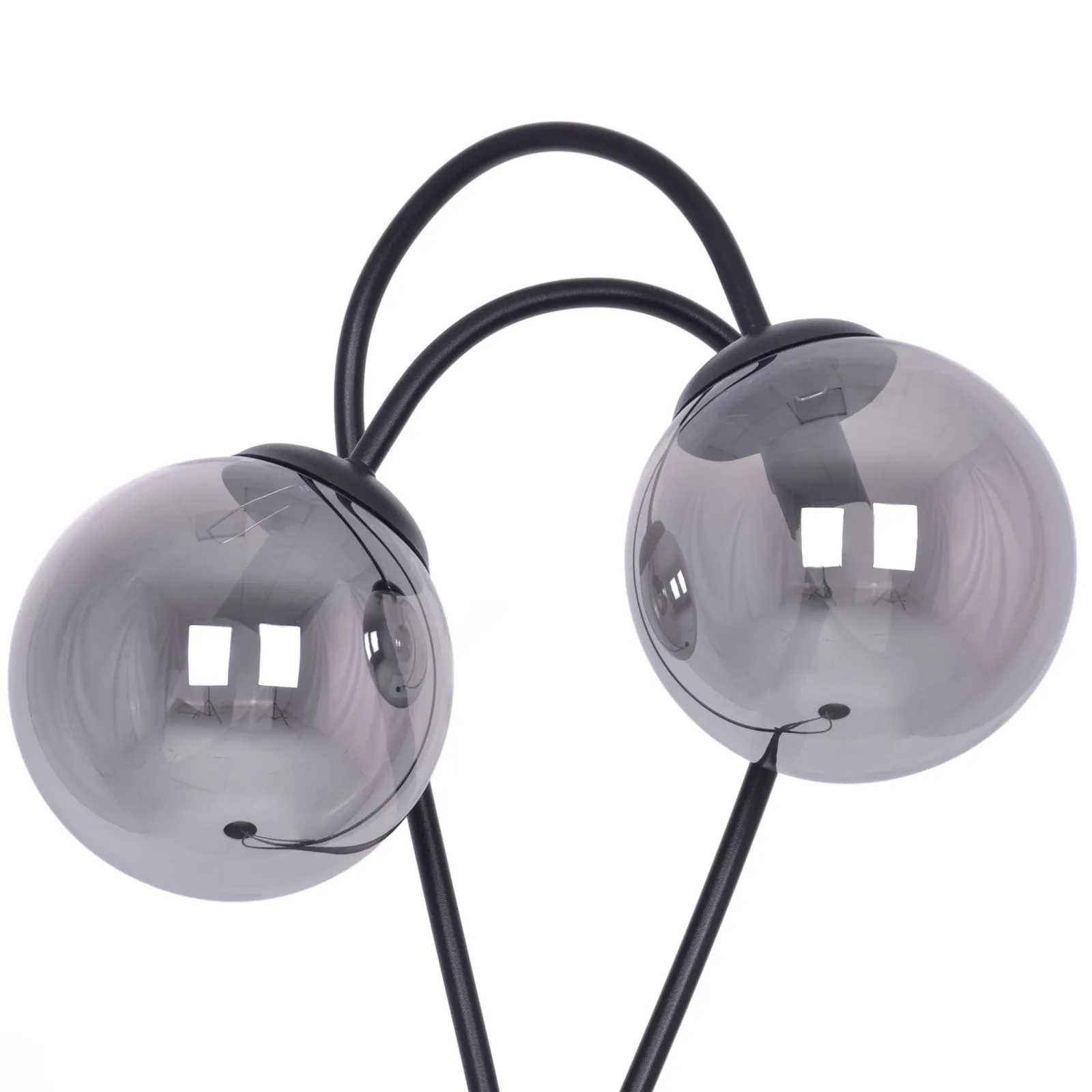 Sklep Kaja Efektowna lampa podłogowa z dwoma kloszami K-5119 z serii RUBI | Kaja* Lampy Podłogowe