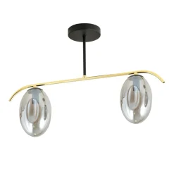 Sklep Kaja Efektowna lampa sufitowa ze złotą konstrukcją 1280/2 z serii FINES Fashion