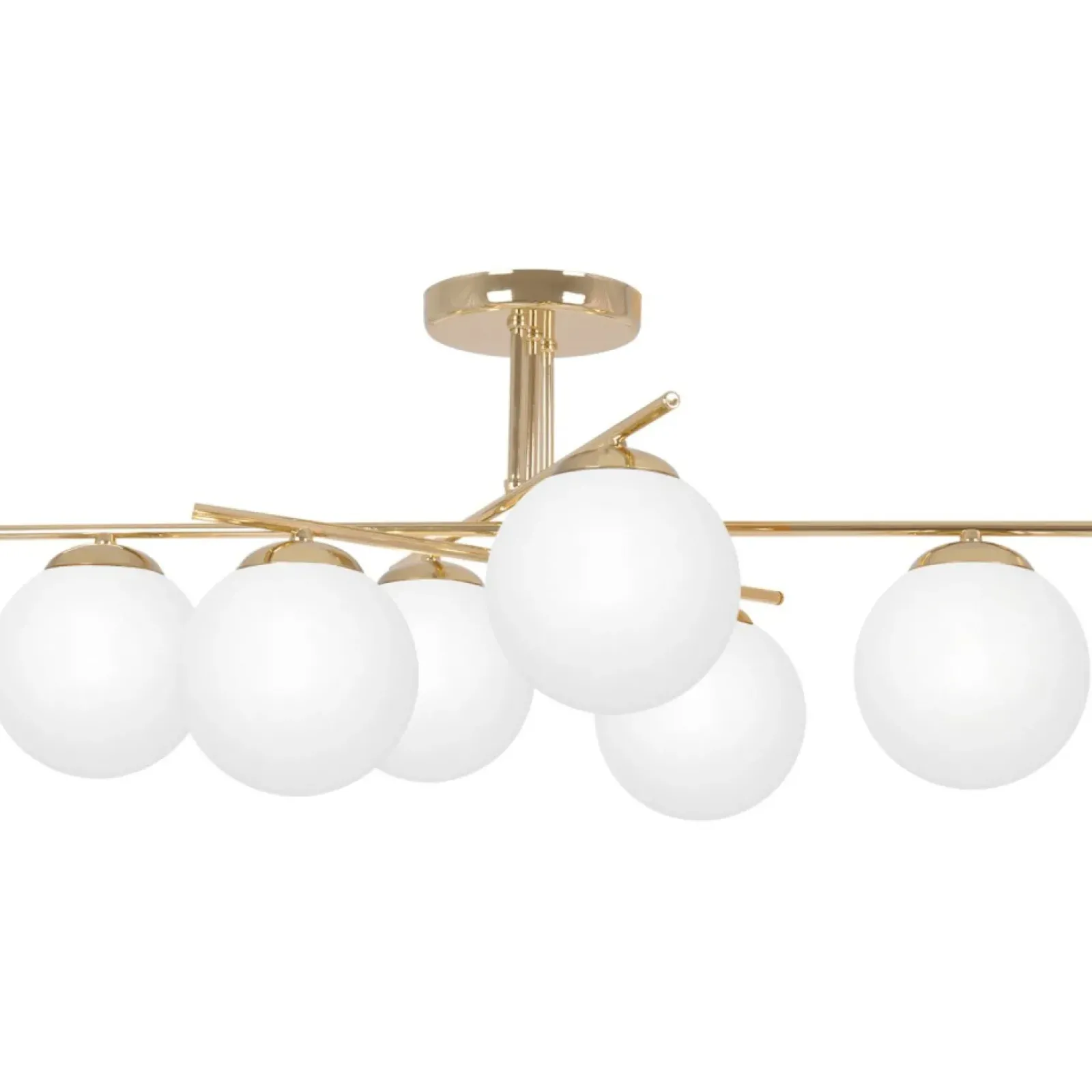 Sklep Kaja Efektowna lampa sufitowa w złotym kolorze K-5424 z serii REA Best