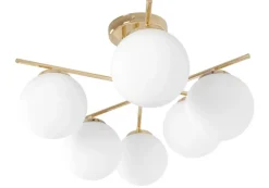 Sklep Kaja Efektowna lampa sufitowa w złotym kolorze K-5424 z serii REA Best