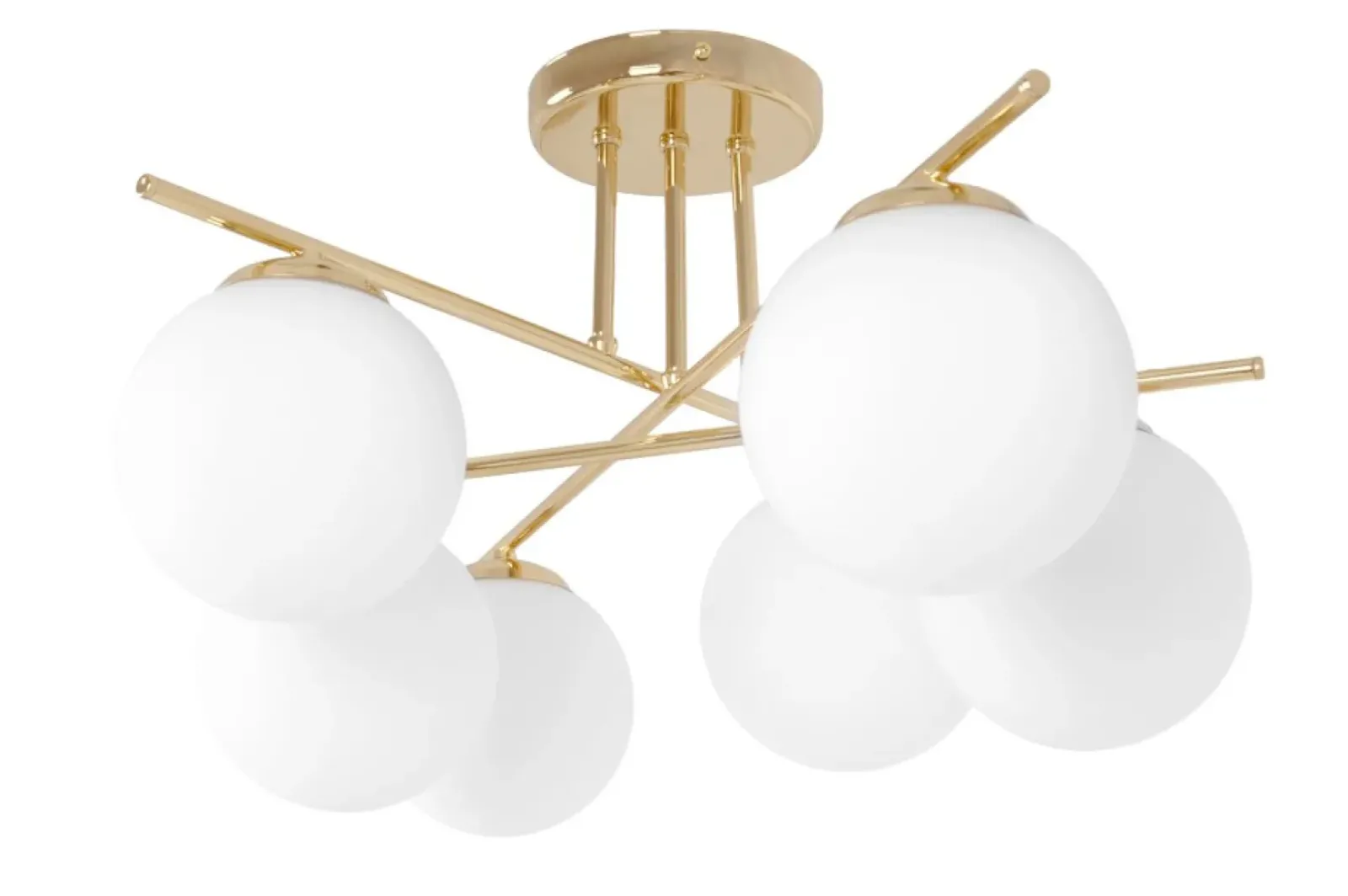 Sklep Kaja Efektowna lampa sufitowa w złotym kolorze K-5424 z serii REA Best